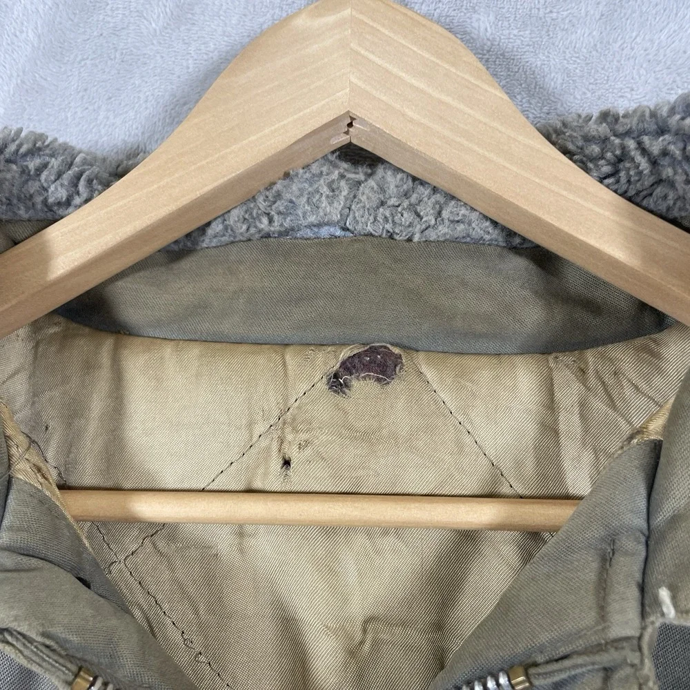 Vintage WWII US Air Force B-9 Type Parka Jacket Original Militaria Large
